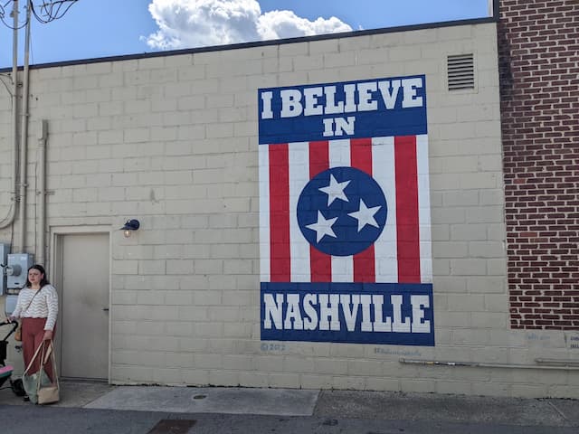 I Believe In Nashville Mural
